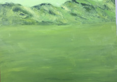 The Mountain Range-40x50-Oil on Canvas